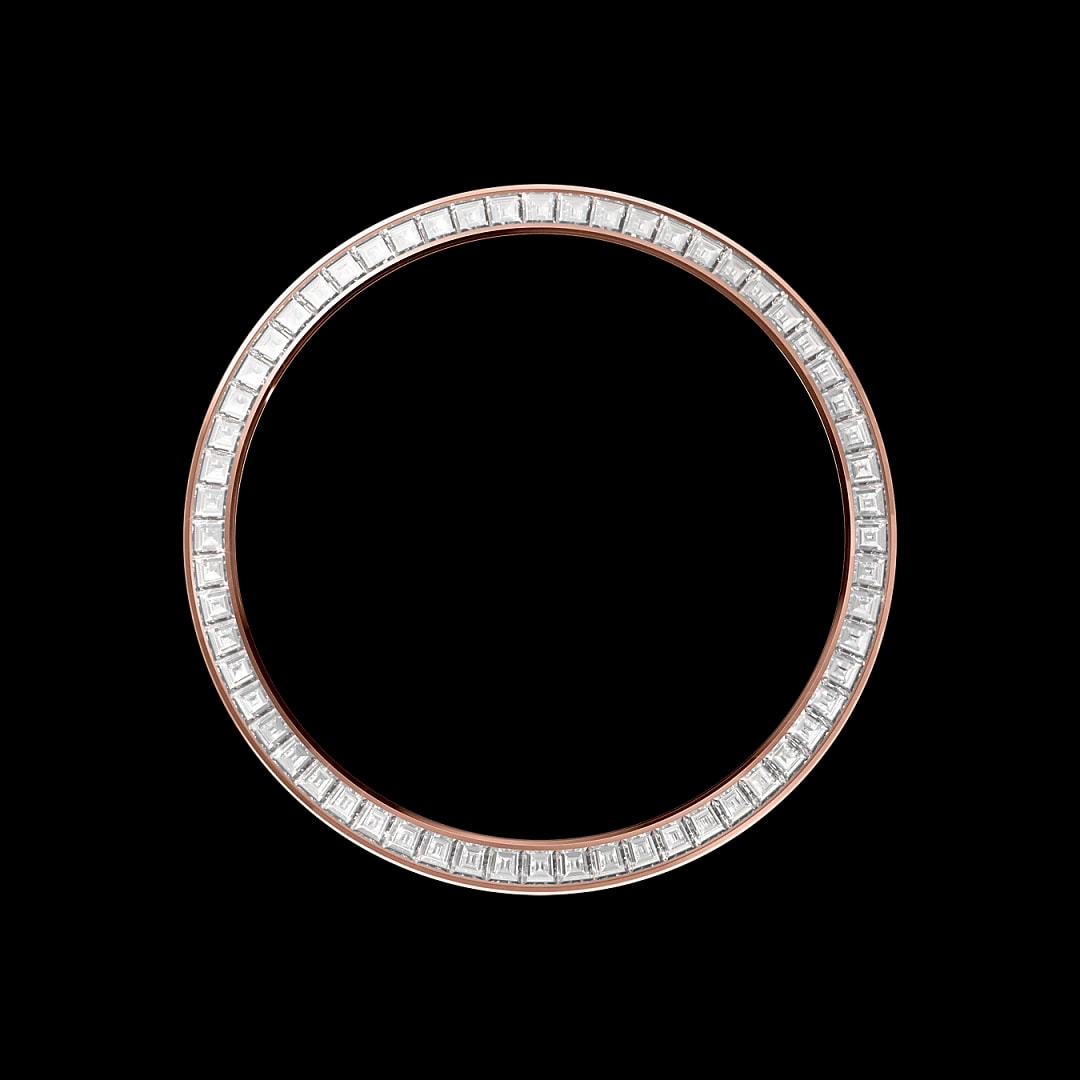 Bezel bezet met diamanten