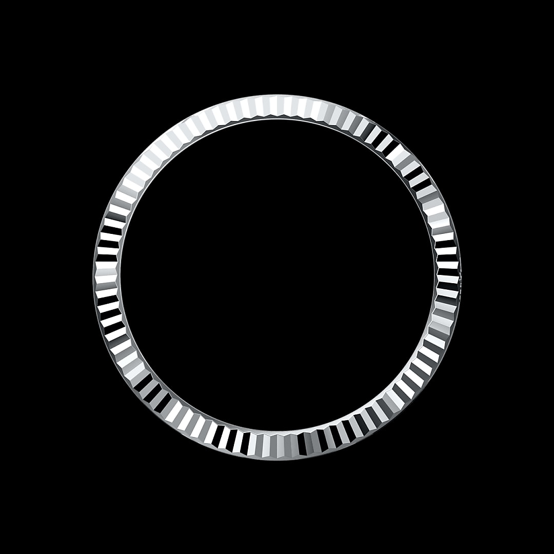 Gekartelde bezel