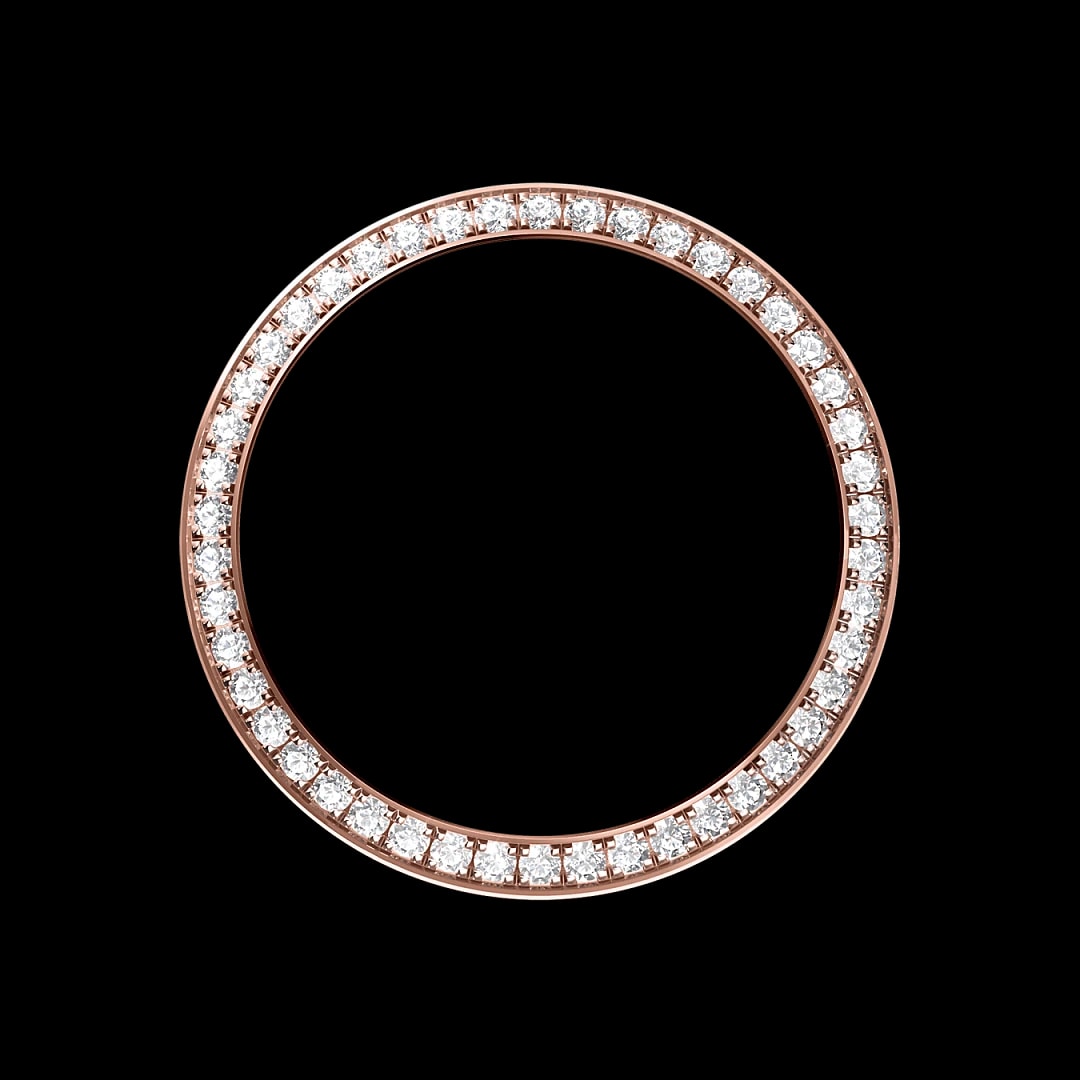 Bezel bezet met diamanten