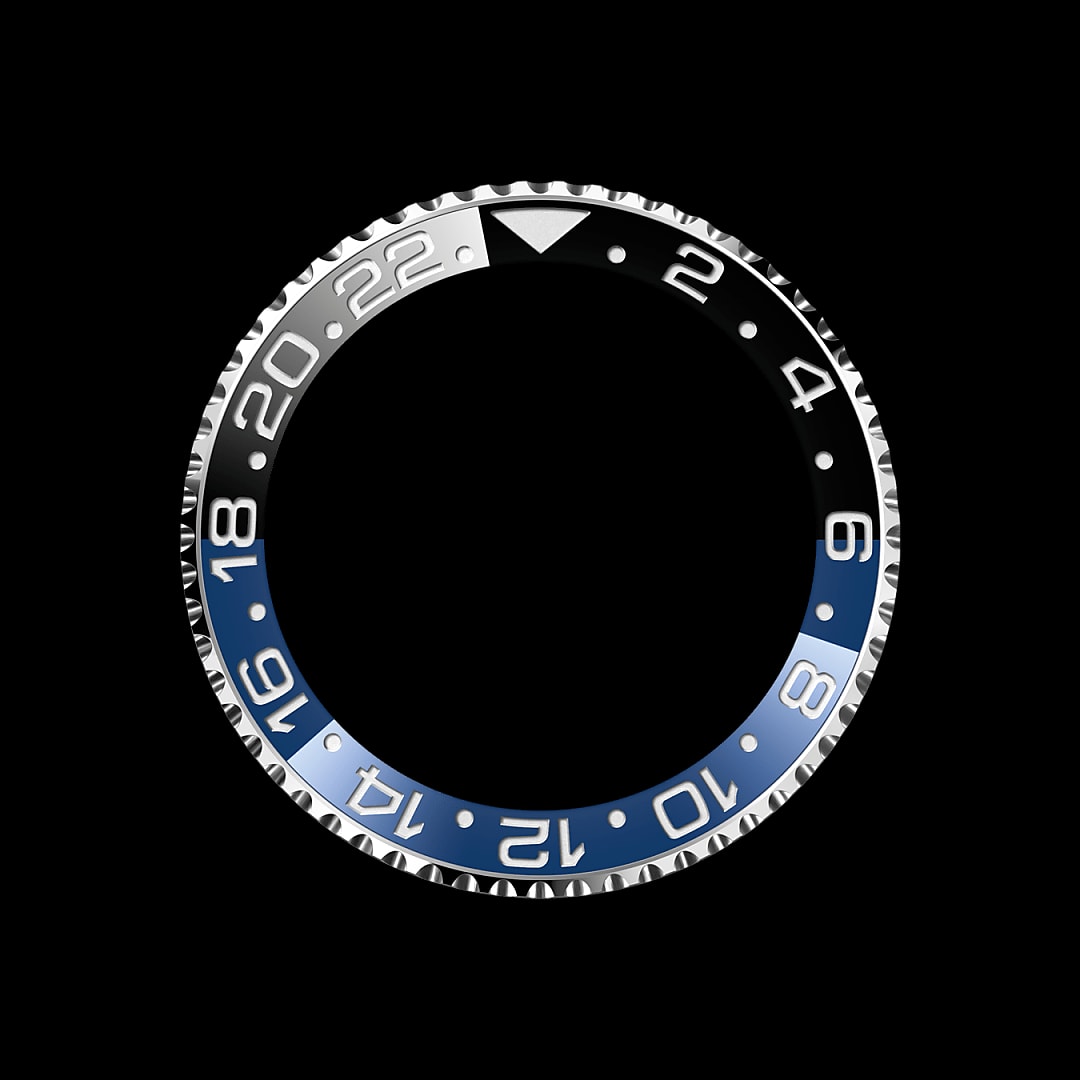 Draaibare bezel met 24-uursaanduiding