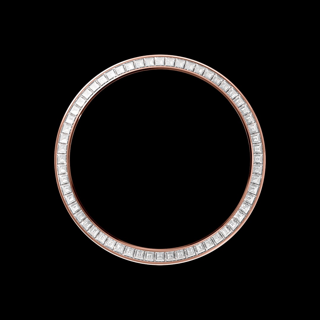 Bezel bezet met diamanten
