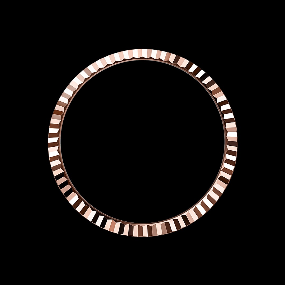 Gekartelde bezel