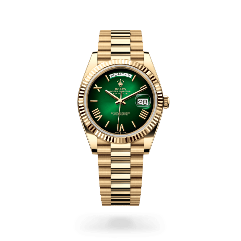 Rolex Day-Date 40, M228238-0069, 40mm, 18 kt geelgoud
