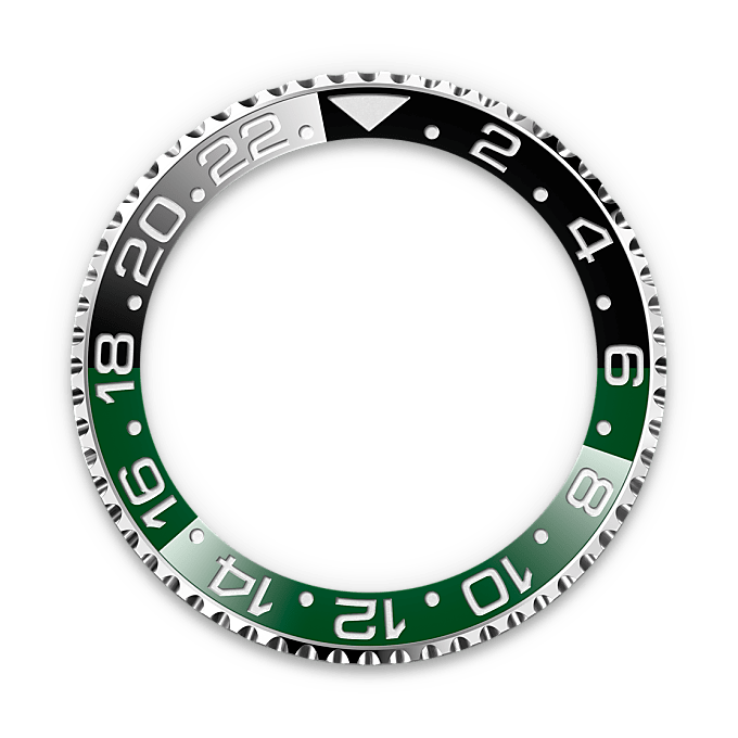 Draaibare bezel met 24-uursaanduiding