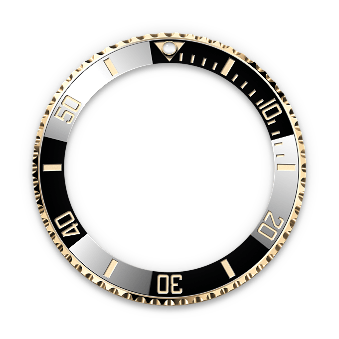 Unidirectioneel draaibare bezel