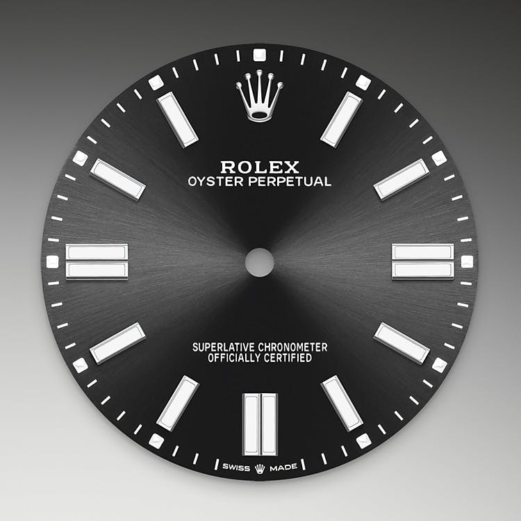 Bright black dial Rolex