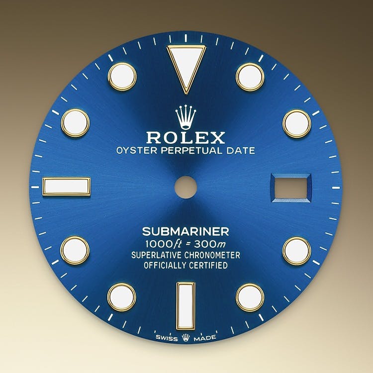 Royal blue dial Rolex