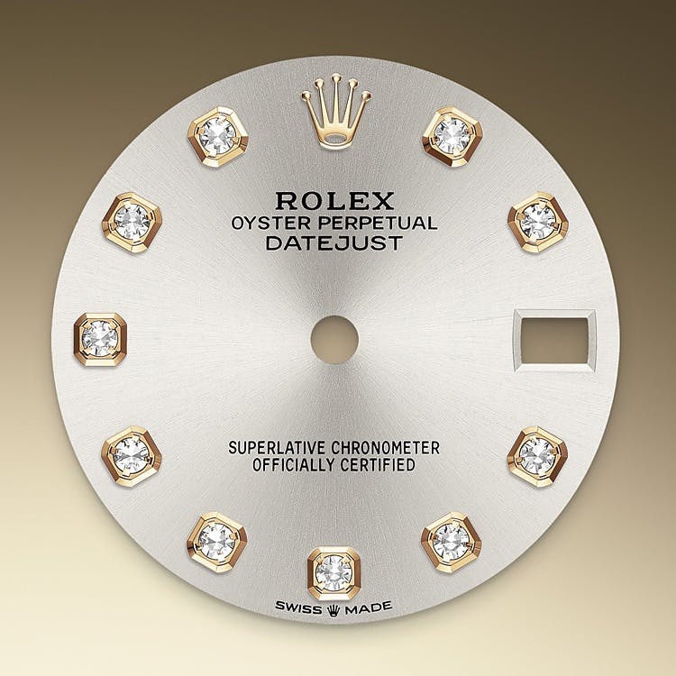 Silver dial Rolex